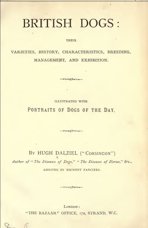 1879"BRITISH DOGS: THEIR VARIETIES, HISTORY...